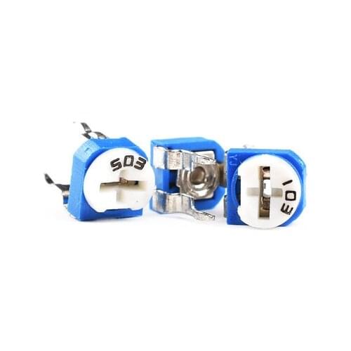 20pcs RM065 RM-065 100 200 500 1K 2K 5K 10K 20K 50K 100K 200K 500K 1M ohm Trimpot Trimmer Potentiometer variable resisto