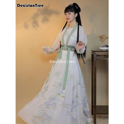 2021 chinese folk dance clothing set retro tang dynasty princess cosplay stage wear asian traditional women hanfu costume fairy