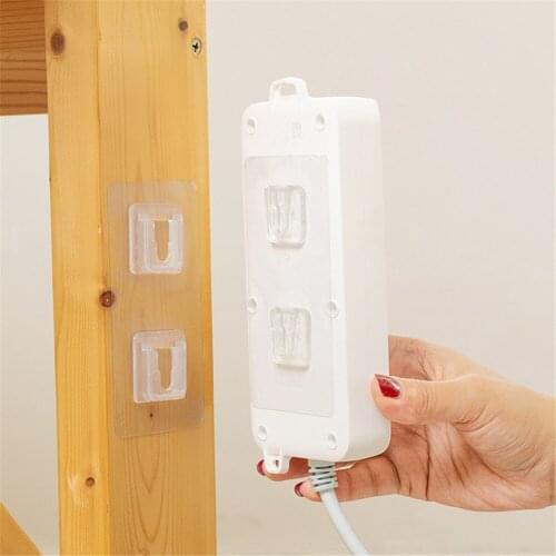 5/10/20/30Pcs Double-Sided Adhesive Wall Hooks Hanger Strong Transparent Suction Cup Wall Storage Sucker for Kitchen Bathroom