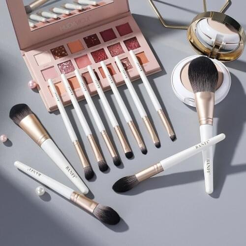 BANFI 11 pcs Senior Gorgeous Professional Makeup Brushe shampoo brush eyelash extension supplies designer makeup Eyeliner