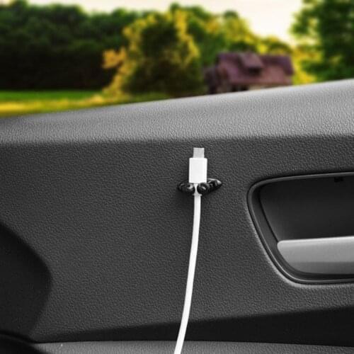 8Pcs Car Wire Cable Holder Car Charger Line Clasp for Alfa Romeo 147 156 159 Alfetta Berlina Brera Mito Giulia Milano