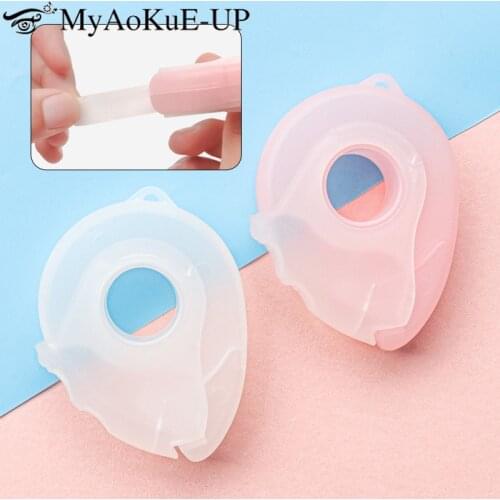 Eyelash Extension Tapes Holder Non-Woven PE Medical Tapes Cutters Grafting Eyelashes Cutting Adhesive Rotating Makeup Tools