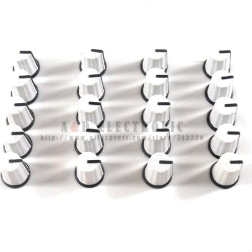 20PCS EQ Cap Equalizer Knob white / High School Bass Pot Knob Cap for Pioneer DJ MIXER DJM djm-2000 900 850 750 700 800