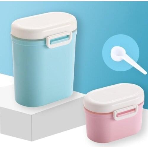 Baby Milk Powder Container Portable Formula Food Storage Dispenser Infant Sealed Baby Milk Box Portable Go-out Large Storage