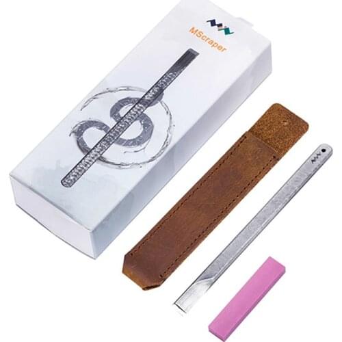 MScraper Viper High Strength Damascus Pattern Steel Multifunction Carving Knife DIY Repair Tool