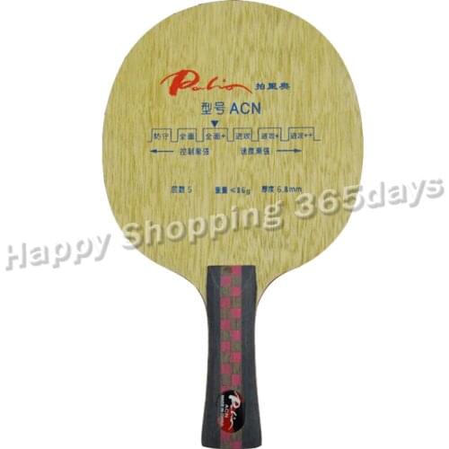 Original Palio ACN pure wood table tennis blade all round table tennis rackets racquet sports indoor sports fast attack loop