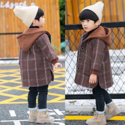 Height For 90-140cm Cute Autumn Winter Children Coat Thicken Kids Jackets Boys Outerwear Coats Active Baby Boys Clothes Clothing