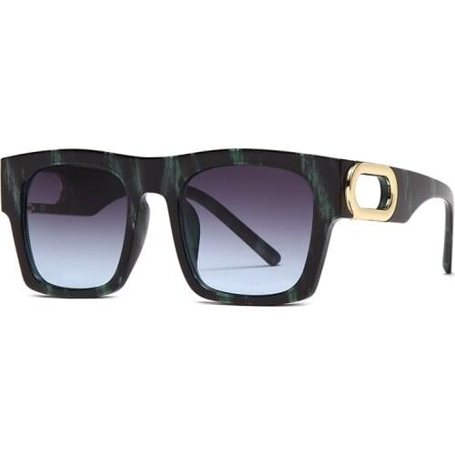 Square Sunglasses Women Fashion 2021 New Vintage Big Frame Shades Men Brand Designer Luxury Sun Glasses UV400 Oversized Eyewear