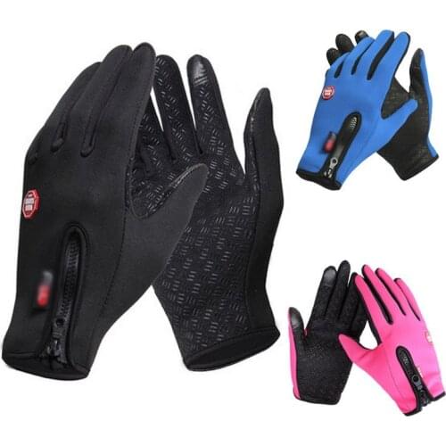 Unisex Touchscreen Winter Thermal Warm Cycling Bicycle Bike Ski Outdoor Camping Hiking Motorcycle Gloves Sports Full Finger