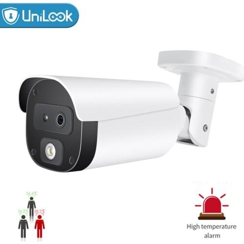 UniLook AI Thermal Imaging Camera Fever Detection Body Temperature Measurement Bullet Screening Thermal Camera