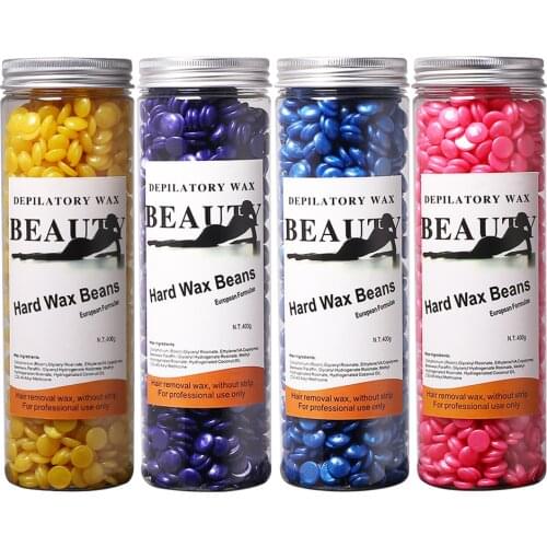 Body Hair Removal Hard Wax Beans for Men Women Depilatory Wax 400g