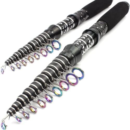 1.5-3.0M Ultrashort mini sea Boat rod Travel pocket rod Telescopic Fishing Rod fold Feeder Hard Carbon Fiber Portable Carp Pole