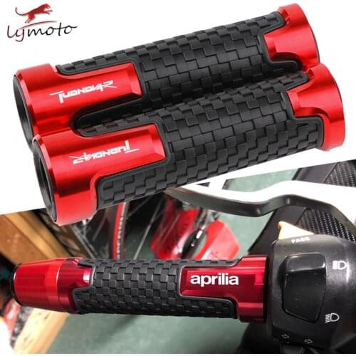 For Aprilia TUONO V4R/V4 1100RR/Factory/R Universal 7/8"22mm New Motorcycle Accessories Rubber Handle Bar Handlebar Hand Grips