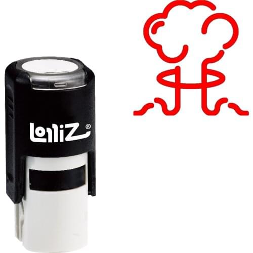 LolliZ Explosion Self-Inking Rubber Stamp - Modern Symbol Series