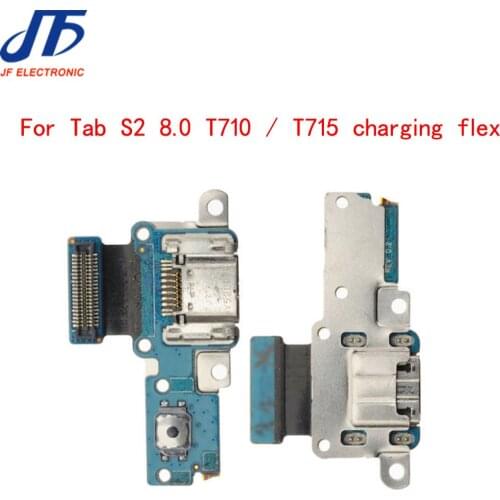 10pcs USB Dock Jack Charging Connector Port Replacement For Samsung Galaxy Tab S2 8.0 T710 T715 Charger Board Flex Cable