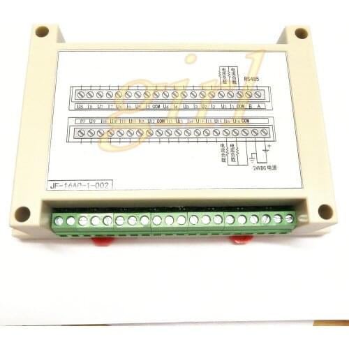 16AO 16 way analog output module 4~20mA 0~10V output Modbus protocol industrial control