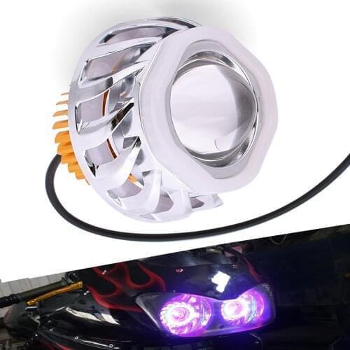 For Suzuki GSXR1000 GSXR1100 GSXR400 GSXS1000 VZ800 vz 800 Motorcycle Led Light Angel Eye Headlamp Motorbike Projector Headlight