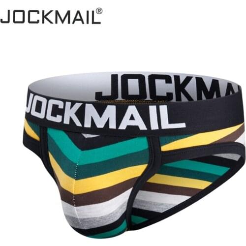 JOCKMAIL Sexy Men Underwear Men Briefs Underpants Jockstrap Gay Mens briefs Cuecas Men Brief Bikini Under Wear Man Srting Man