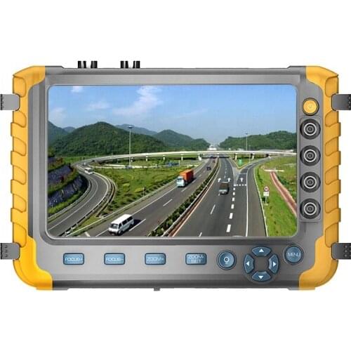5MP AHD TVI CVI CVBS Camera Video Audio CCTV Tester With PTZ Control And Network Cable Test Function