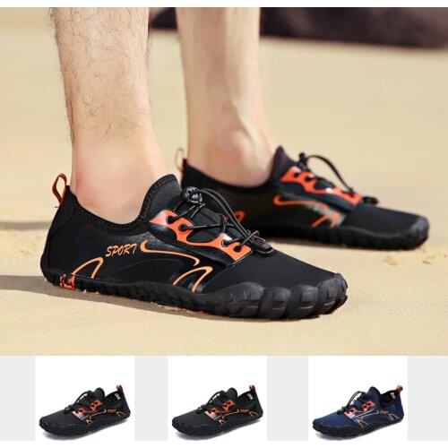 Men Aqua Shoes Barefoot Swimming Shoes Women Sport Shoes Breathable Hiking Upstream Shoes Quick Drying River Sea Water Sneakers
