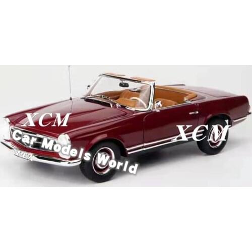 Diecast Car Model for Norev 230 SL 1963 1:18 (Dark Red) + SMALL GIFT