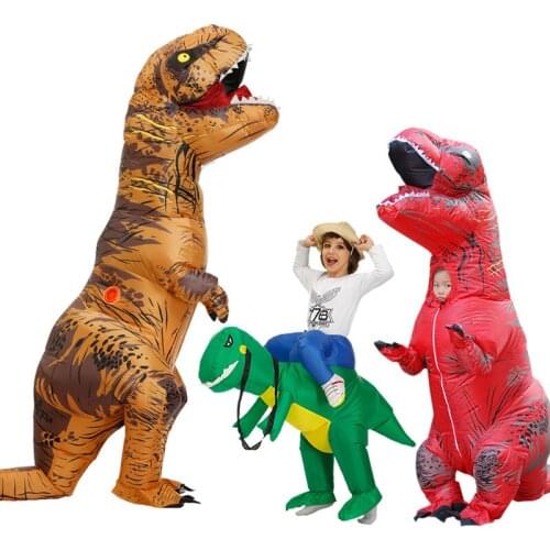 Carry Ride on Me Adult Kids Inflatable Dinosaur Mascot Cosplay Party Game Dress Advertising Anime Performance Cartoon Clothing