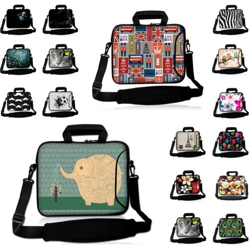 Neoprene Laptop Messenger Briefcase 10 12 13 14 15 17 inch Notebook Chromebook Shoulder Case For Chuwi LapBook Pro 14.1 Acer MSI