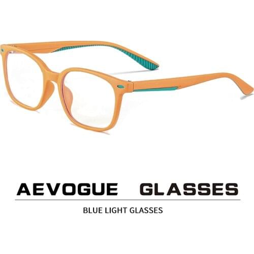 New fashion men, women and children anti-blue light flat glasses full frame tr90 lightweight computer goggles AE109