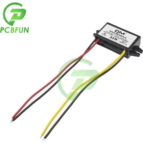 New 15W DC-DC Buck Converter Step Down Module 12V to 5V 3A Monitor Power Supply Car Power Converter Regulator Adapter For Car