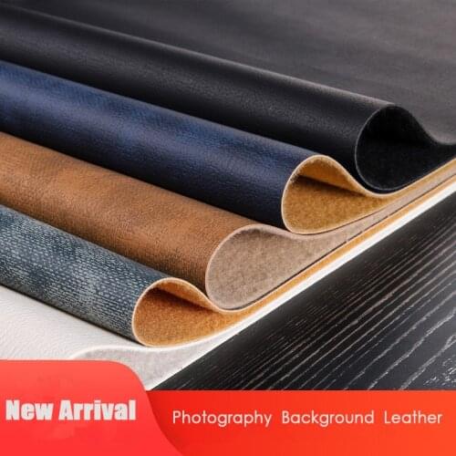 Thick Photography Leather Retro Background For Bag Shoes Food Background Cloth Photography Props