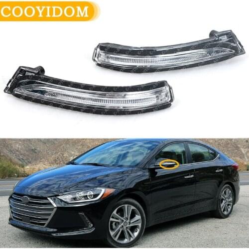 Car Turn Signal Side Mirror Repeater Lamp LH RH 2EA For Hyundai Avante AD 2017-2018 87614F2000 87624F2000 car-styling