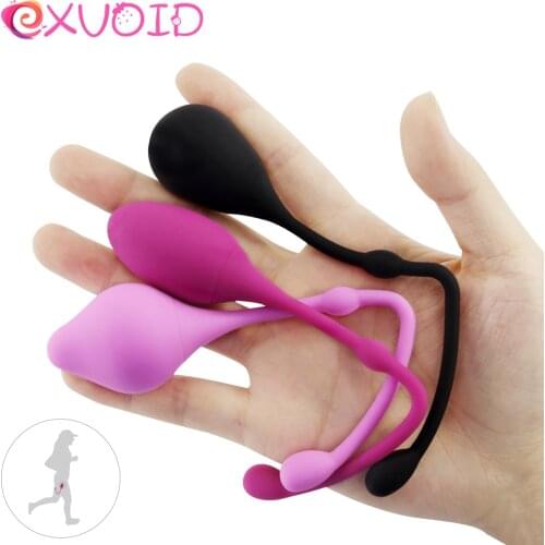 EXVOID Kegel Ball No Vibrator Sex Toys for Women Vaginal Tight Exercise Ben Wa Balls G-Spot Massager Sex Shop Adult Products