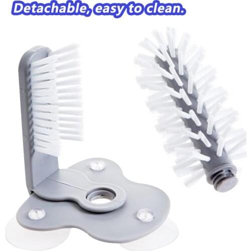 Sink Suction Glass Cleaner Cup Base Cleaning Bottle Glass Brush Sink Stand Scrubber Water Cup Mug Wine Bottle Cleaner Brush 0