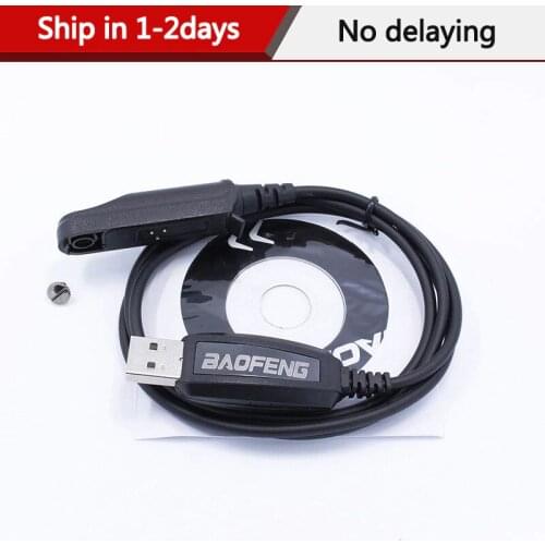 Baofeng UV-9R Waterproof USB Programming Cable Driver CD For BaoFeng UV-XR A-58 UV9R Plus GT-3WP UV-5S Waterproof Walkie Talkie