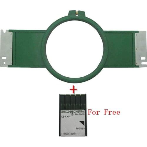 Embroidery machine TAJIMA GREEN Hoops 150mm round shape Total Length 355mm Tubular frame