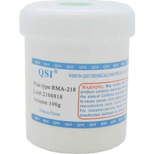 High Quality Original 100g RMA-218 BGA Solder Flux Paste Solder for SMT Reballing Iron Circuit Board