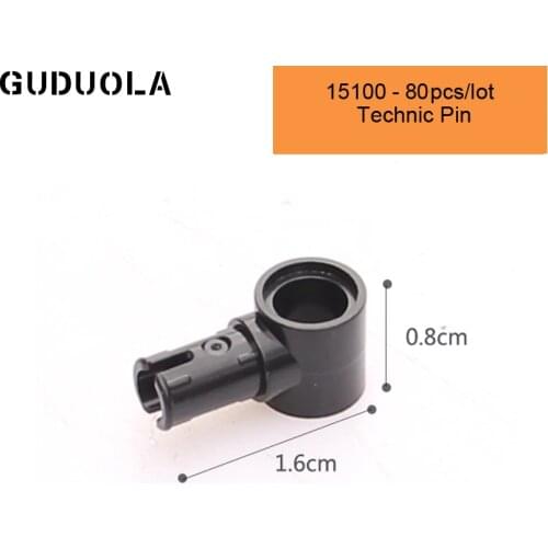 Technic Parts 15100 Technic pin Building Block MOC Part Connector Accessories Assembly Educational Toys 80PCS/lot