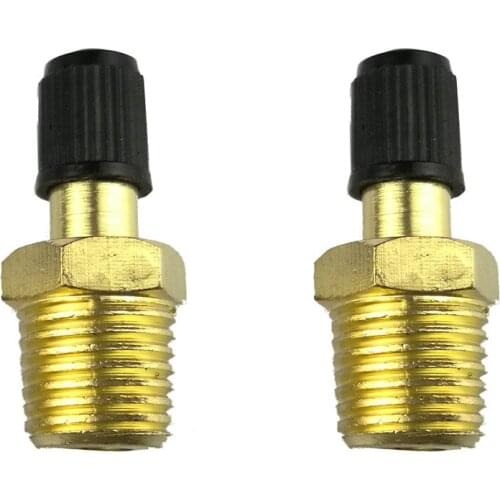 2PC 1/4 Inches Brass Air Compressor Tank Fill Valve drop shipping