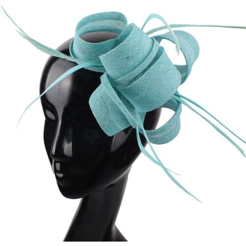 Women Nice Wedding Fascinator Headwear Bride Elegant Mariage Fashion Headdress Party Dinner Ladies Feathers Hair Accessories