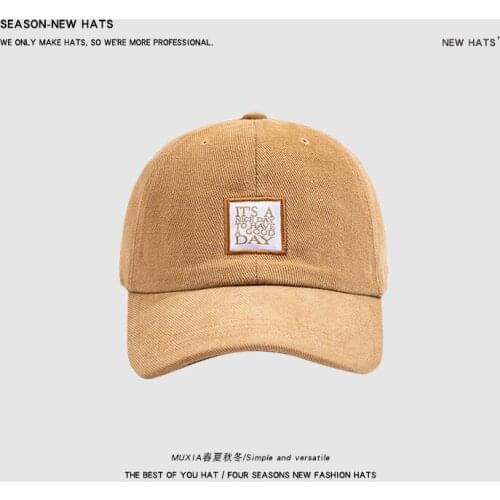 2021 Four Seasons NewEmbroidered English Baseball Cap Womens Sun Hats Mens Hip Hop Casual Hat