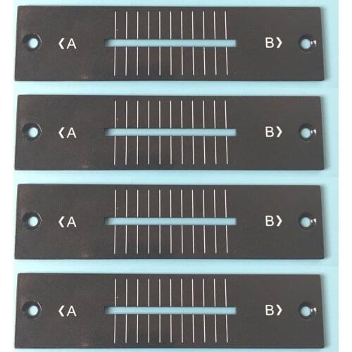 4pcs DAH2427 Channel fader Face metal Plate CHF Panel for Pioneer DJM 800