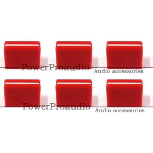 6 pcs REPLACEMENT FADER CROSSFADER KNOB DJM800 DJM700 DJM400 DJM5000 DAC2371 red color