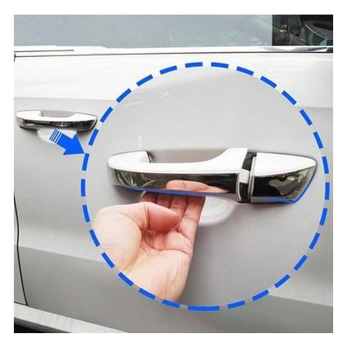 Car-styling stainless steel door handles special trim cover stickers for Volkswagen VW Golf 6 MK6 Passat B7 B7L Scirocco
