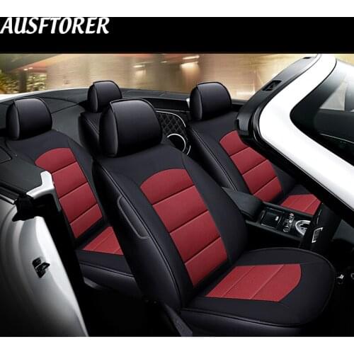 AUSFTORER Leather Cover Seat for Lexus GS300 GS350 GS430 GS450h Automobiles Seat Covers Cowhide Cushion Seat Support Accessories