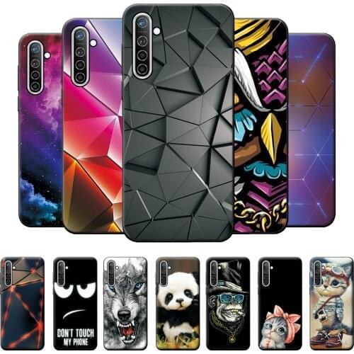 For Realme XT Case Shockproof Phone Case For Realme XT Soft TPU Silicone Back Cover For OPPO Realme XT XT Cute Panda Phone Case