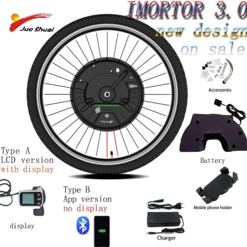 IMortor 3.0 Electric Conversion Bicycle Kit Ebike 36V 350W MTB Road Bike Motor two types Display&App Version Ebike Kit Electrica
