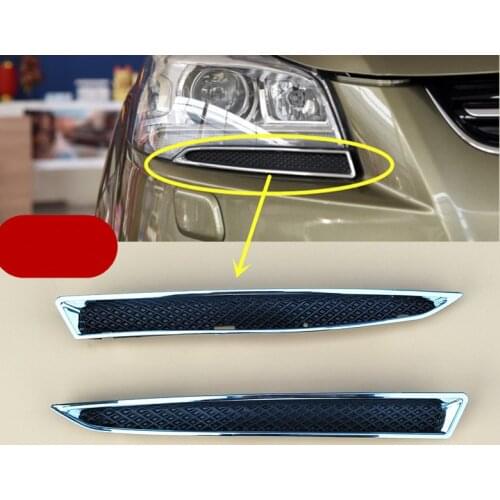 For Ford Kuga 2013-2016 High-quality ABS Chrome headlight lower trim protection decoration car accessories