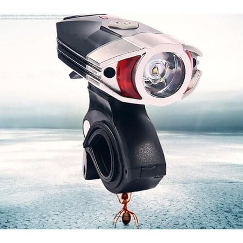 Cycling Bike Helmet Lamp USB Rechargeable Bicycle Tail Light Headlamps Headlight Warn Rear Safety Built-in 1200mAh Battery