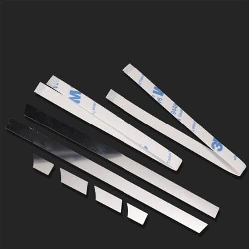 Simulation Car Door Anti-scratch Strip Silver Plating Metal Anti-collision Protector Bar for MST JIMNY RC Car Accessories
