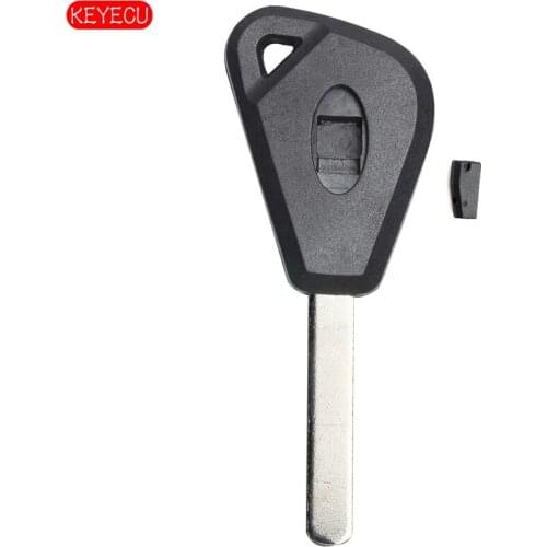 KEYECU Uncut Transponder Ignition Key Chip 4D60 for 2011-2014 Subaru Outback Legacy